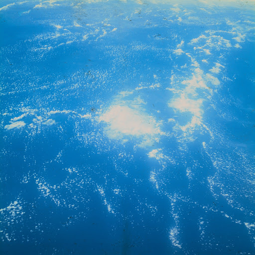 Cumulus cloud formation over West Atlantic Ocean north of South America