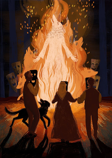 Natalia Noszczyńska - Ilustracja inspirowana polskimi tradycjami i obrzędami przejścia