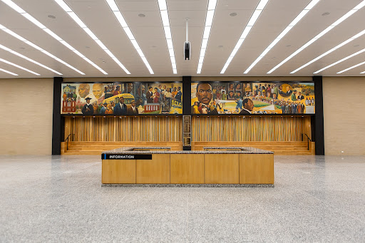 The Great Hall of the Martin Luther King Jr. Memorial Library