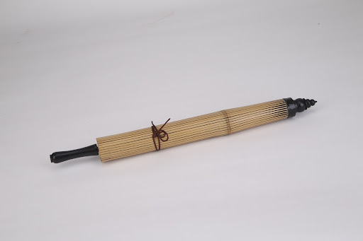 现代刷花保俶塔西湖绸伞 图1