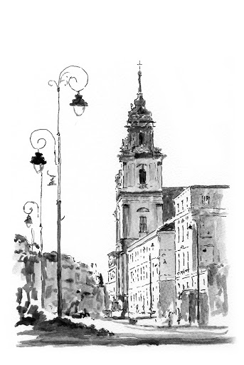 Holy Cross Church in Warsaw