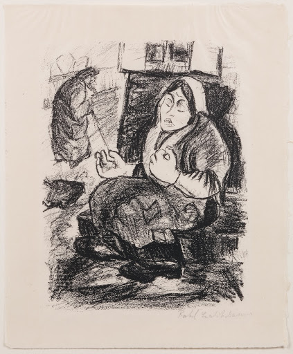 The Blind Orphan at the Synagogue Gate, from Fischke der Krumme