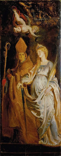 Saints Amandus and Walburga; Saints Catherine of Alexandria and Eligius