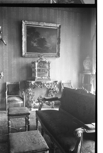 A Ráth György-villa szalonja (archív fotó)