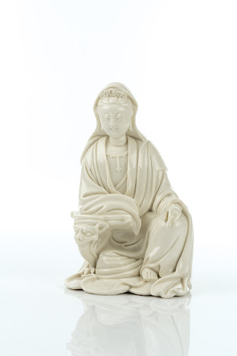 Guanyin in transparent glaze