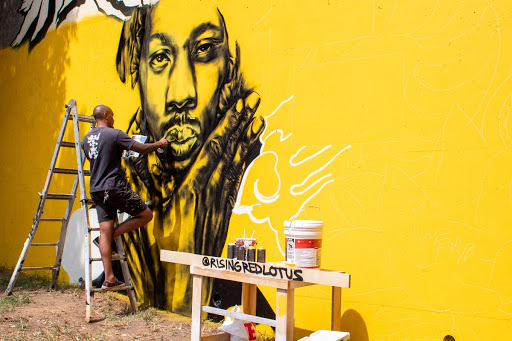 Atlanta Mural Forward Warrior Cabbagetown