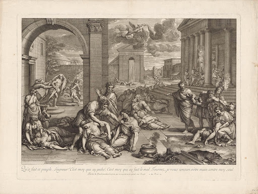 Pest in Israel onder David