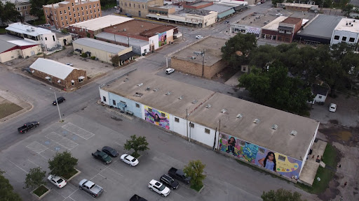 Town of Uvalde with Murals