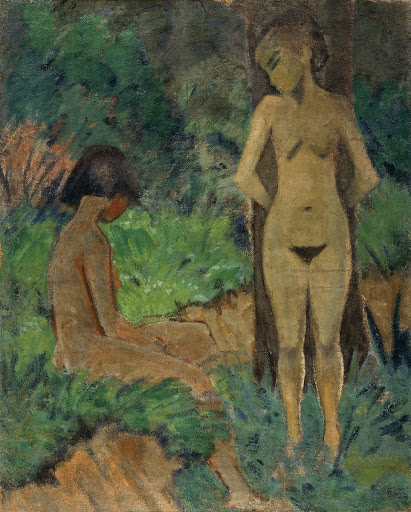 Bathers beneath the Trees
