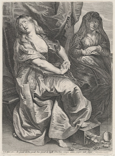 St. Mary Magdalen Trampling Her Valuables