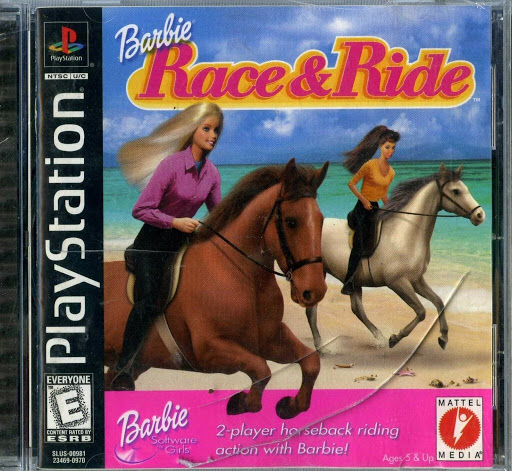 Video game:Sony PlayStation Barbie Race & Ride