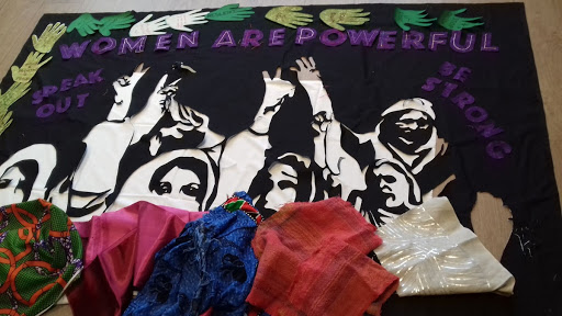 Banner-making workshop with Scottish Refugee Council