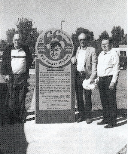 First Modern Will Rogers Highway Marker
