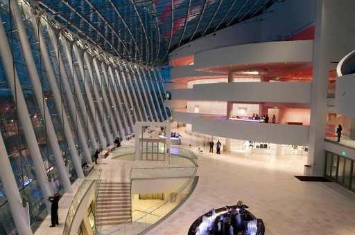 Brandmeyer Great Hall at night – east view