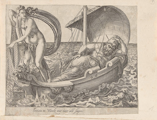 Het Geluk waakt niet over alle slapers; Geduld overwint het Geluk