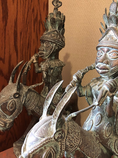 Benin Equestrian Figures, right profile