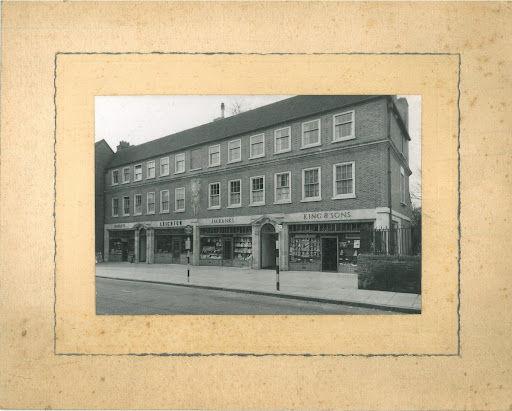 Photograph of Shopfronts with apartments above to Bush House, South Street, Farnham, Surrey