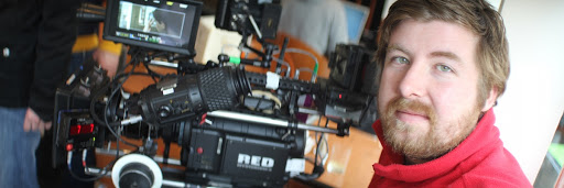 Cinematographer Alfie Biddle on the set of Echo