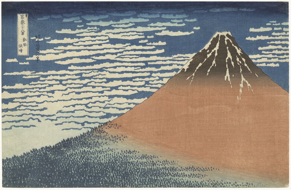冨嶽三十六景《凱風快晴》 - 葛飾北斎 — Google Arts & Culture
