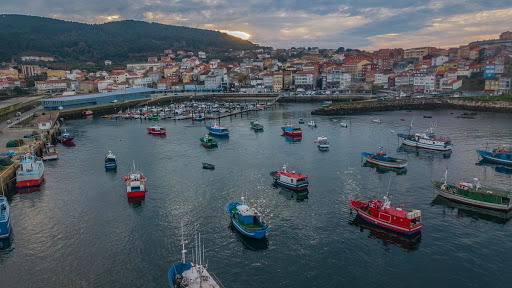 Port of Fisterra, aerial view