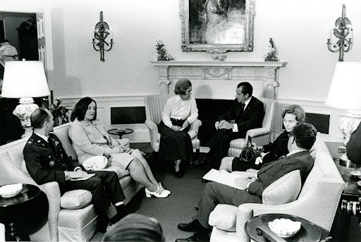 Nixon Meeting with League of Wives
