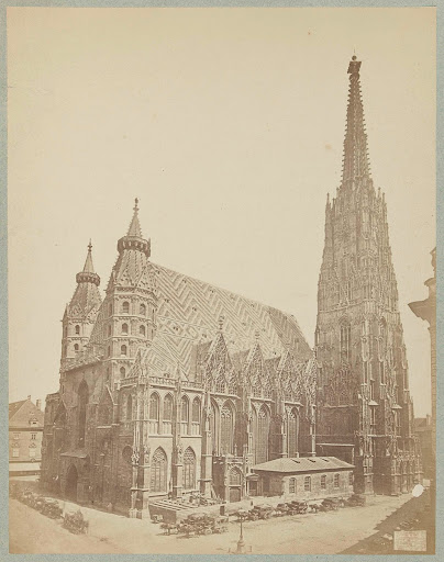 Gezicht op de Stephansdom in Wenen, Oostenrijk