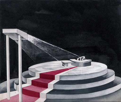 Decoration Sketch for the play 'Master Builder'