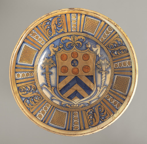 Charger with Armorial Shield