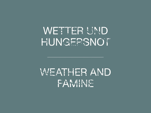 Weather and Famine