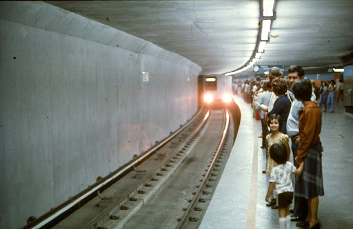 Platform at São Bento Station