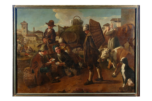 Evening in the Town Square