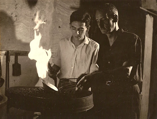 Juan Carlos and his father Carlos Pallarols