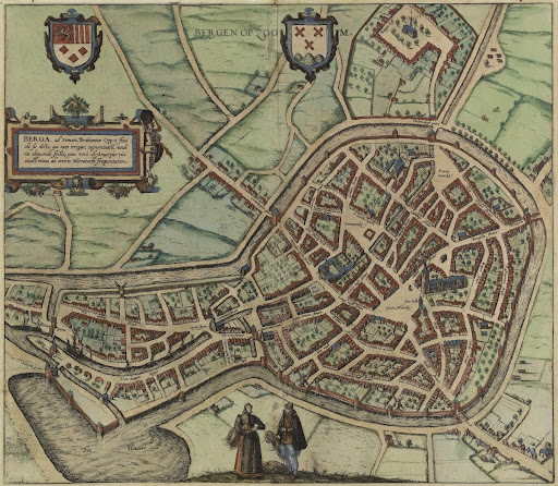 Map Bergen op Zoom 1575