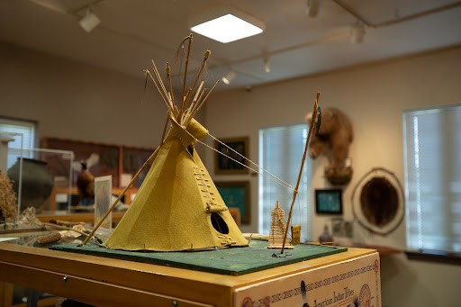 Native American Tipi Shelter Model