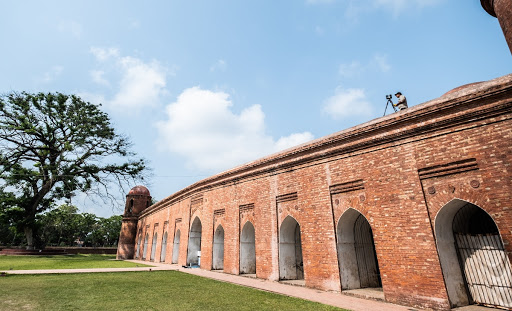 View of Bagerhat's 60 Dome Mosque