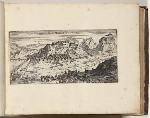 Gezicht op Montmélian, 1693