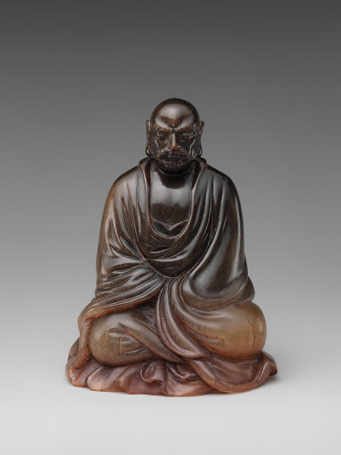 犀角達摩像|Buddhist monk Bodhidharma (Chinese: Damo)