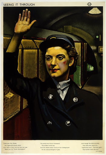 Seeing it through; station woman