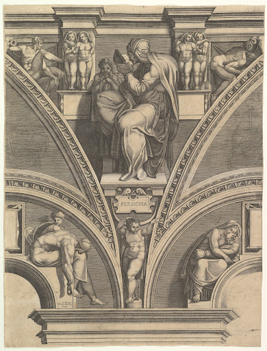 The Persian Sibyl; from the series of Prophets and Sibyls in the Sistine Chapel
