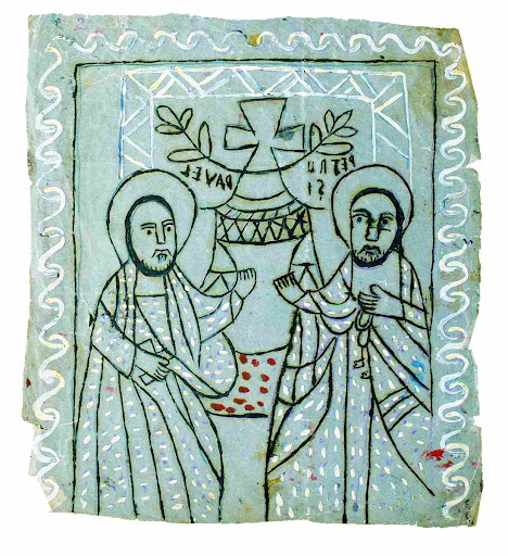 Manuscript - Saint Peter and Saint Paul