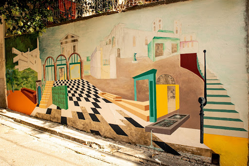 Fresque d'Eva Khatchadourian réalisée en septembre 2022