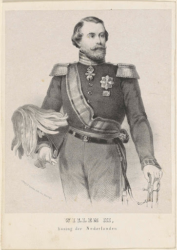 Portret van Willem III, koning der Nederlanden