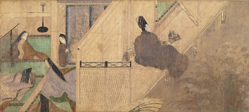 【国宝】源氏物語絵巻　東屋二　絵