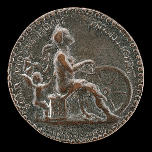 Female Figure and Putto [reverse]