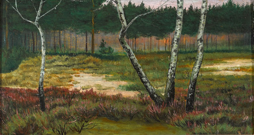 Landscape with Heathers