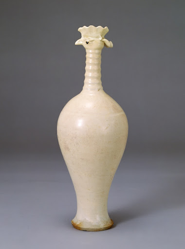 Vase with Phoenix Head, White Slip