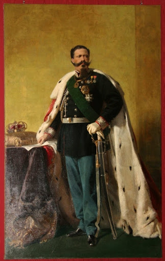 King Vittorio Emanuele II in full uniform
