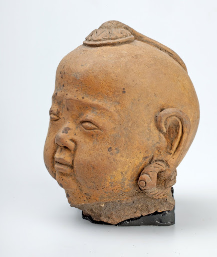 Ceramic head from the Majapahit era
