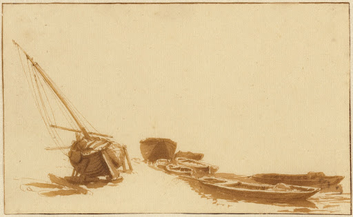 Boats on Shore and in Water (Main View)