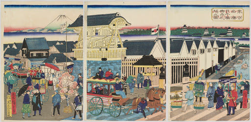 Tokyo Famous Places: Nihonbashi Bridge Bulletin Board Spot Picture